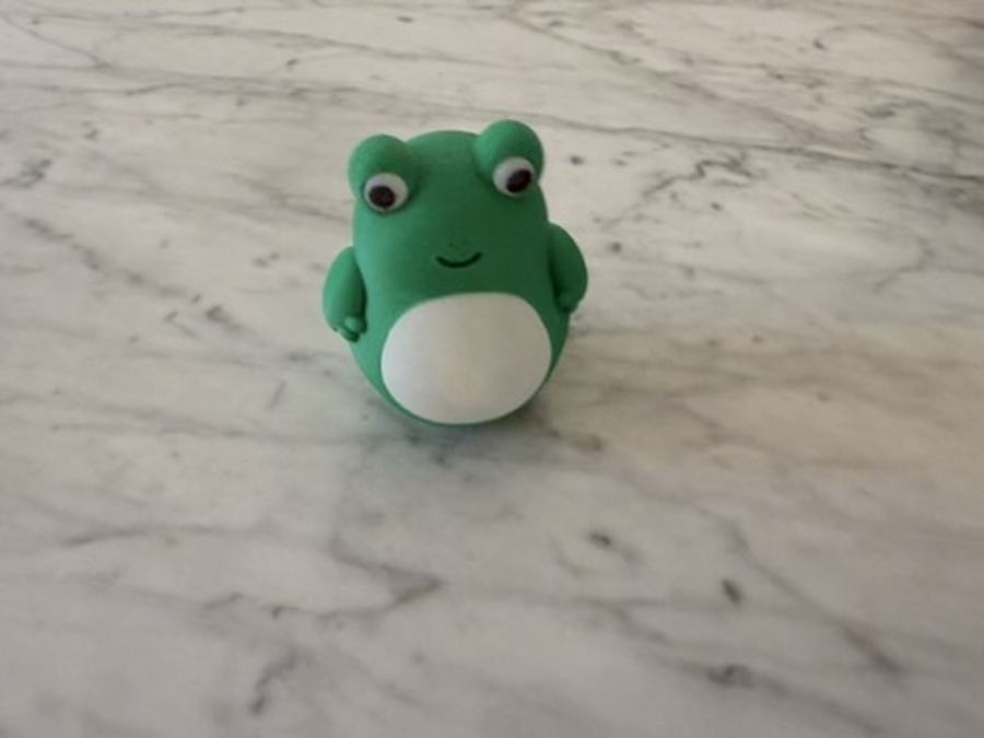 Grenouille Culbuto, objet imprimé en 3D — Se redresse toute seule après chaque bascule.